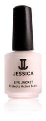 Life Jacket Jessica, Unterlack Kur behandelt speziell brüchige, einreißende Nägel, 14,8ml 