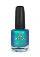 Jessica Nagellack 653 Indigo Glow, Blau - Grün, Cremig, 14,8ml 