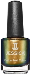 Jessica Nagellack 698 Iridescent Eye, grün, metallic schimmernd, 14,8ml 