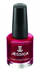 Jessica Nagellack 743 Farbe Hot,Hot,Hot Rot Glitter, 14,8ml 