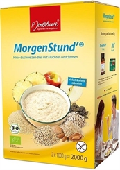 2x P. Jentschura MorgenStund-Bio basischer Hirse Buchweizen Brei basen Frühstück für den leichten Start in den Tag 