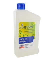 KINESSIN Bad- und WC-Reiniger entfernt mühelos Kalkschleier, Seifenreste, Urinstein ... 1 Liter
