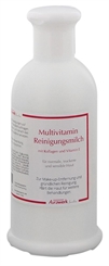 Aurawerk Multivitamin-Reinigungsmilch, Gesichtreinigung 250ml mit Kollagen und Vitamin E, normale, trockene, sensible Haut Multivitamin-Reinigungsmilch