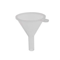 Kleiner Parfümtrichter Kosmetex, Kunststoff transparent Trichter H: 4 cm zum Umfüllen 