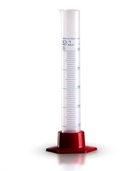 Messzylinder 50ml für Labor und Hobby, div. Größen, Kosmetex Messbecher transparent mit Ausguss 50 ml
