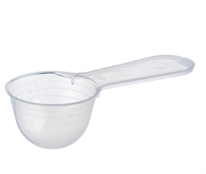 Messlöffel für Waschmittel, Dosier-Löffel mit Skala 5ml, 20ml, 25ml, 30ml 