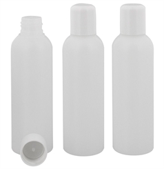 Leere Flasche, Kunststoff, m. Spritzeinsatz, 150 ml Kosmetex BOSTON, Plastik, halbtransparent 