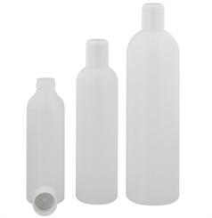 Leere Flasche m. Tropfverschluss, Spritzeinsatz, Kosmetex BOSTON, Plastik, halbtransparent 