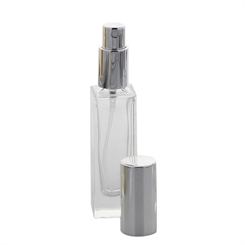 Glas-Flakon Parfüm-Zerstäuber, 30ml Kosmetex Gerade Linie, für Colognes, leer 