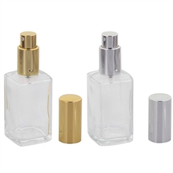 Glas-Flakon, leer, Parfüm-Zerstäuber, 50ml Kosmetex für Parfum, Colognes, leer 