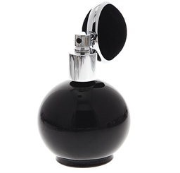 Tisch-Zerstäuber, Glas-Flacon f. Parfüm, Pump-Zerstäuber Kosmetex 100 ml m. Ballpumpe 