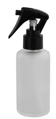 Matt-Glas Sprüh-Flasche 50 ml Kosmetex Milch-Glas transparent mit Sprühkopf Zerstäuber, leer 