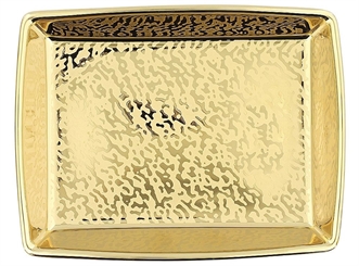 Seifenschale Gold Shadow, Porzellan Gold mit 18 Karat vergoldet, Kosmetex Schale Bad Accessoires 