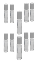 Glas Deostick zu 10ml, Kosmetex Deo-Roller zum selbst Befüllen 