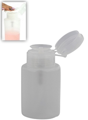Pump Dispenser leer, dosiertes Auftragen von Nagellackentferner, Reiniger, Cleaner Pumpflasche, Kosmetex Pumpspender 150 ml 