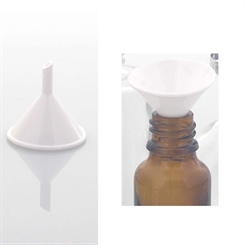 Parfümtrichter Kosmetex, kleiner Trichter 3.2 cm zum Umfüllen von Parfums, Essenzen, Puppentrichter, Kunststoff 