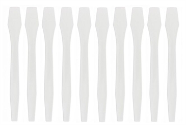 Weisse große Spatel 13 cm, Kosmetex Cremespatel, Kosmetikspatel, 