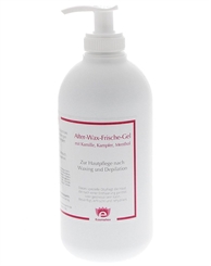 Kosmetex After Wax Frische Gel nach dem Wachsen, Waxing, Epilieren mit Kamille, Kampfer, Menthol, 500ml 