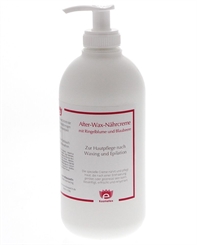 Kosmetex After Wax Nährcreme nach dem Wachsen, Waxing, Epilieren mit Ringelblume und Blaubeere, 500ml 