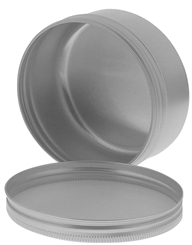 Schraubdose 180 ml, Alu-Tiegel aus Aluminium, m. Schraub-Deckel, leer, Kosmetex Aludose, Kosmetik-Dose, Cremedose 3x 180ml