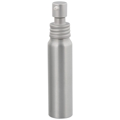 Aluminium-Flasche, Gel Lotion Spender, Pumpspender, 35 ml Kosmetex, Alu bruchsicher, rund 1× 35 ml Lotion Spender