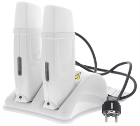 Kosmetex Duo - 2er Wachspatronen Erwärmer - Erhitzer für 100ml, Wachserwärmer, Wachserhitzer, 