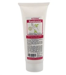 Aurawerk Handcreme 100ml mit Kollagen, Panthenol, Bienenwachs, Aloe Vera, für trockene beanspruchte Hände, rissige spröde rauhe 100 ml