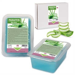 Kosmetex Paraffin-wachs, Paraffinbad Wachs mit niedrigeren Schmelzpunkt mit Aloe Vera Extrakt 2x 500ml Aloe Vera