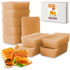 Kosmetex Paraffin-wachs Bienenwachs, Paraffinbad Wachs mit niedrigeren Schmelzpunkt 10x 500ml 10x 500ml