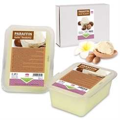 Kosmetex Paraffin-wachs Karité Sheabutter, Paraffinbad Wachs mit niedrigeren Schmelzpunkt, 2x 500ml 2x 500ml
