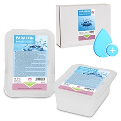 Kosmetex Paraffinwachs Neutral Parfümfrei Paraffin, Natural Paraffinbad mit niedrigeren Schmelzpunkt 