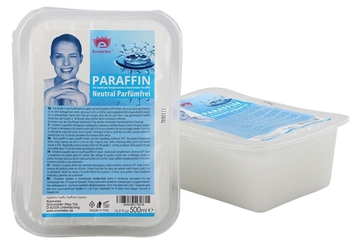 Kosmetex Paraffinwachs Neutral Parfümfrei Paraffin, Natural Paraffinbad mit niedrigeren Schmelzpunkt 