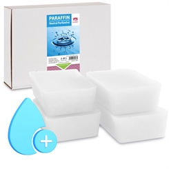 Kosmetex Paraffinwachs Neutral Parfümfrei Paraffin, Natural Paraffinbad mit niedrigeren Schmelzpunkt 