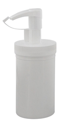 Creme-Pumpspender 450ml, leere weiße Dose mit Pumper, Kosmetex 