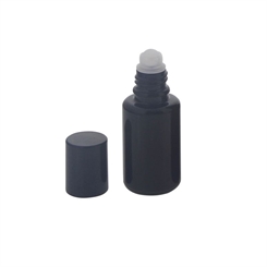 Violett Deostick 20ml, leere Flasche Violettglas mit Deo-Roller und Kappe, zum Selbst befüllen, Ø 30 mm, Kosmetex 