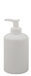 Leerer Seifenspender 300ml weiße Flasche mit Pumper, Kosmetex Pumper-Flasche, HDPE 