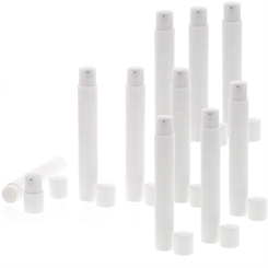 Leere Airless Pumpspender 10ml, Kosmetex Cremespender Lotion- und Gelspender zum selbst Befüllen 10× 10ml
