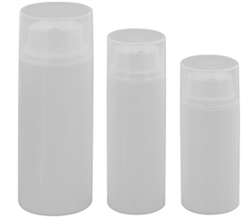 Leere Kosmetex Pumpspender, Airless Pumpspender, Lotion- Creme- und Gelspender zum selbst Befüllen 