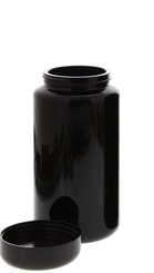 Mironglas Dose 200ml, Weithals Kosmetex Violett-Glas Vorratsdose m. Schraubverschluss, Miron 