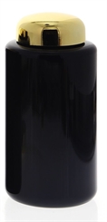 Mironglas Dose 300 ml, Weithals Kosmetex Violett-Glas Vorratsdose m. Schraubverschluss Gold, Miron 