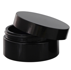 Miron-Glas Violett Tiegel 200 ml m. Deckel, Leere Kosmetex Violettglas flache Dose, Kosmetik-Dose 