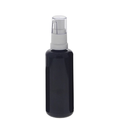 Gel-Spender aus Violettglas Kosmetex Glasflasche mit Gelpumper für lichtempfindliche Lotionen, Gele 