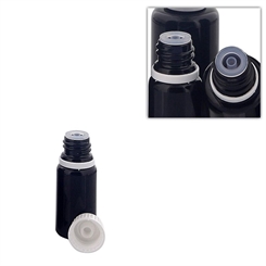 Kosmetex Violett Mironglas Flasche mit Tropfer DIN 18 Gewinde, Glasflasche Tropferflasche 10ml 
