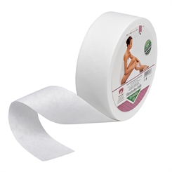 Kosmetex Vliesrolle für Wachs, 100 m x 7 cm, Vliesstreifen für die Haarentfernung mit Warmwachs und Zuckerpaste, Top Qualität 