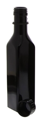 Mironglas Ölflasche 250ml Eckig, Violett-Glas, Essig-Flasche, Kosmetex Lichtschutz-Flasche, Miron eckig 