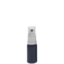 Violettglas Sprühflasche, stark lichtschützend, Glas-Flasche mit weißem Pump-Zerstäuber Kosmetex 