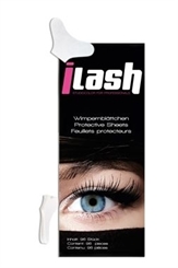 ILASH Wimpernblättchen 96Stück zum Schutz beim Wimpernfärben, Papierblättchen 