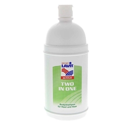 Sport LAVIT Two in One Bodyshampoo für Haut und Haar. Mild kühlend. 1 Liter
