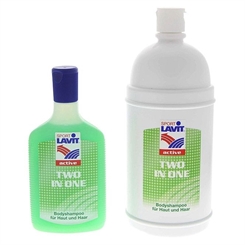 Sport LAVIT Two in One Bodyshampoo für Haut und Haar. Mild kühlend. 