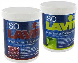 Sport LAVIT ISO Lavit isotonischer Durstlöscher mit Mineralstoffen, 10 lebenswichtigen Vitaminen. Cassis